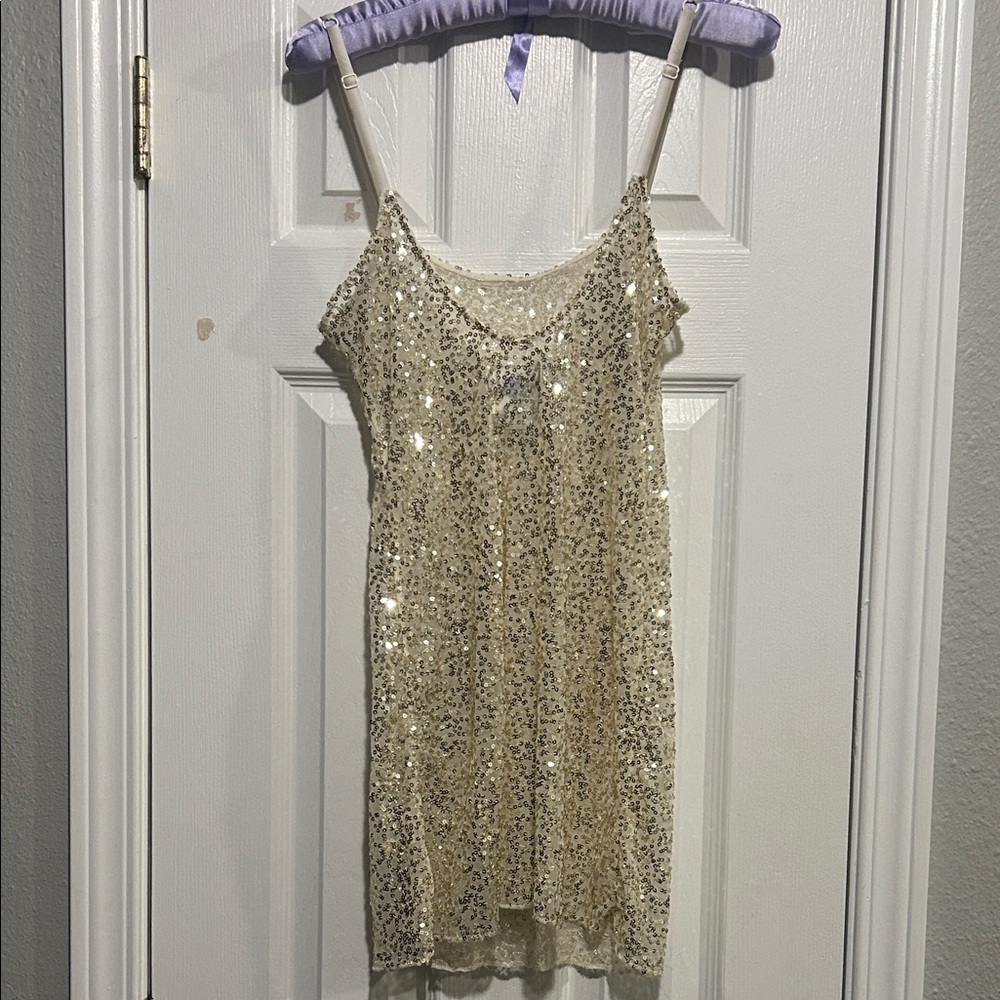 Intimately Free People sequined slip-dress XS - Picture 7 of 9